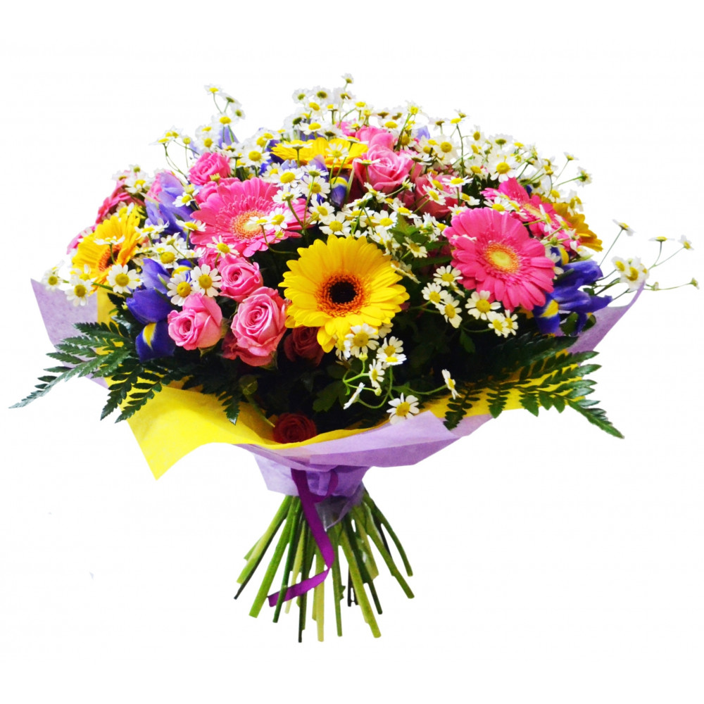 Букет цветов «Радуга»